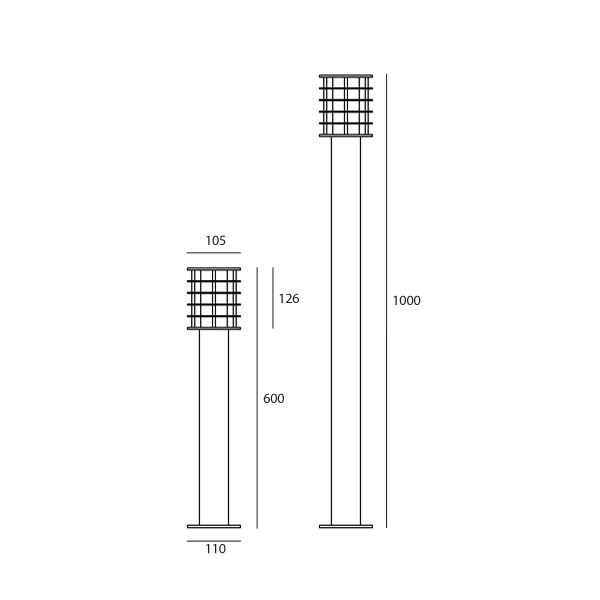 Dimensions Gardena Inverlight