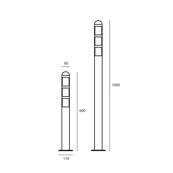 Dimensions Startech Inverlight
